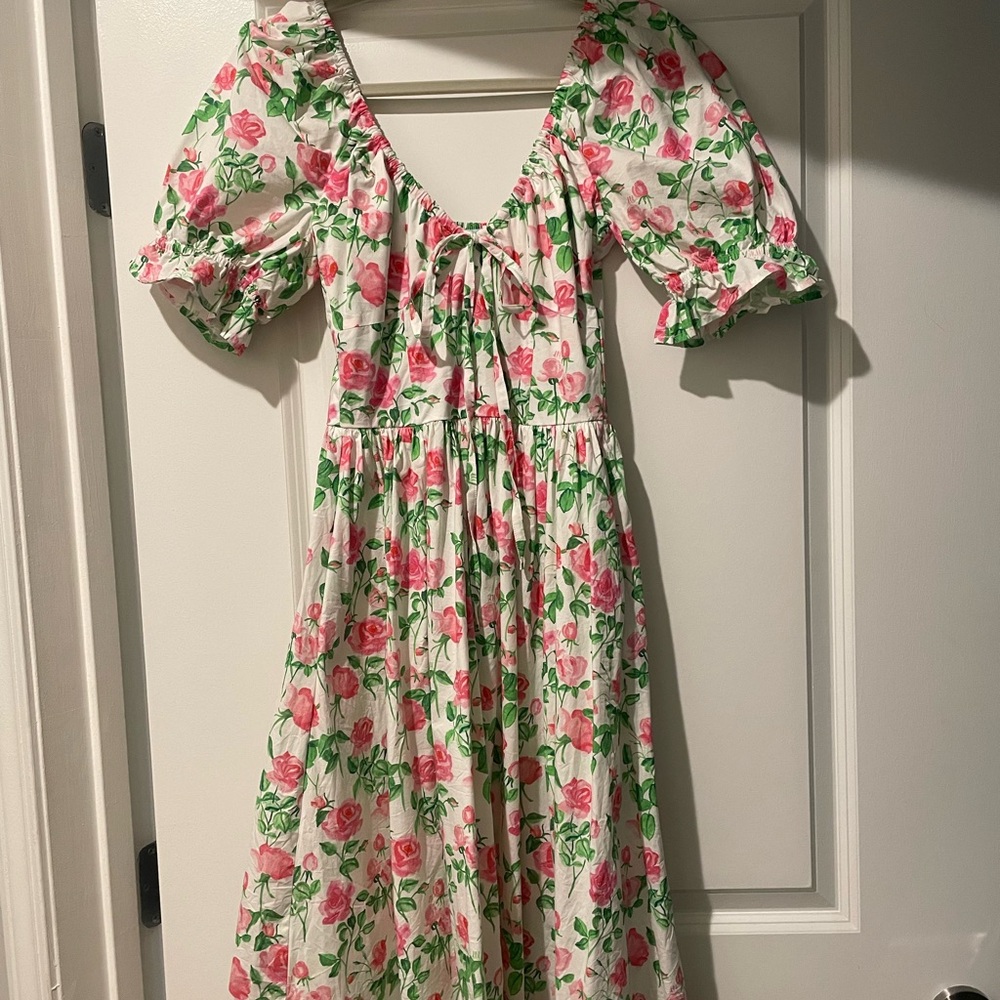 Hill House floral Ophelia midi dress